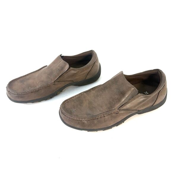 Roper Trent Mens Loafer Brown Leather Casual Shoe 11.5 (09-020-0191-9529) main image 4